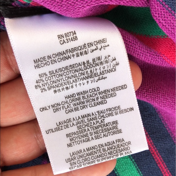 NWT! - BCBGMaxAzria ‘Catarina’ Silk & Cotton Blend Knit Skirt - Picture 8 of 8